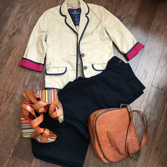 Ann Taylor Loft Navy Marisa Trouser - Picture 5 of 6